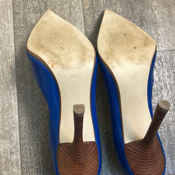 Guess Bright Blue Stiletto Heels - Picture 3 of 4